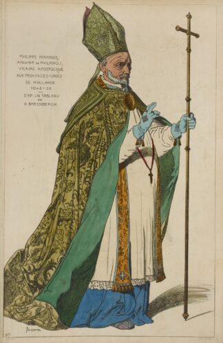 Philippe Rovenius, arch[evèque] de Philipopoli, vicaire apostolique aux provinces-unies de Hollande. 1648-55. by Raphaël Jacquemin