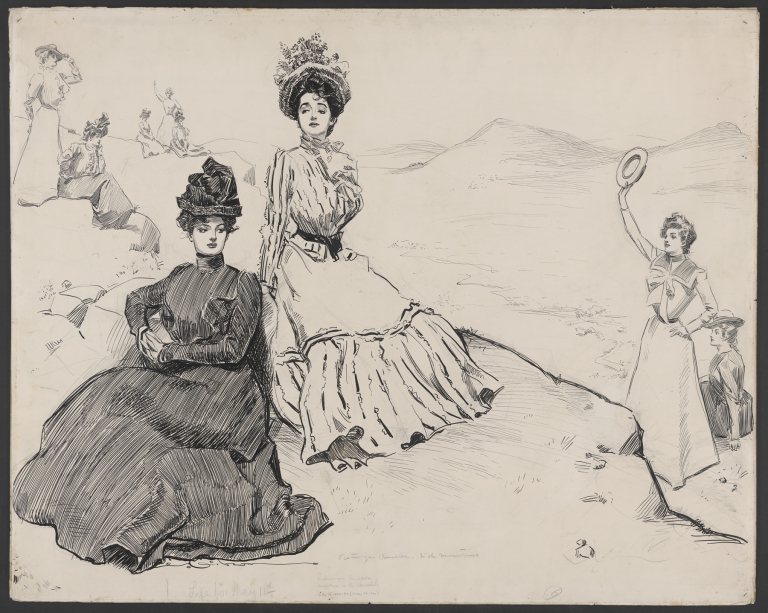 Picturesque America, anywhere in the mountains by Charles Dana Gibson