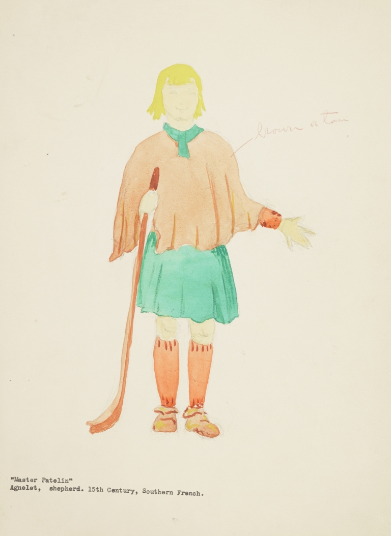 Pierre Patelin: Agnelet. Shepherd by Miss Lucy