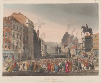 Pillory, Charing Cross by Thomas Rowlandson