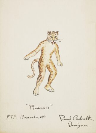 Pinocchio: Leopard. Leopard suit by Paul Cadorette