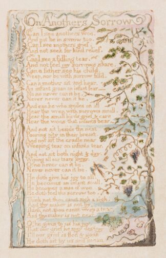 Pl. 14 – On Another’s Sorrow by William Blake