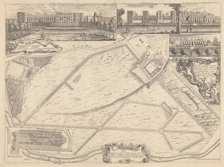 Plan of Windsor Park by John Rocque