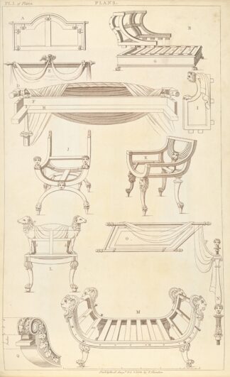 Plans by Thomas Sheraton