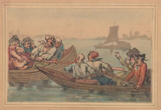 Pleasures of boating by Thomas Rowlandson