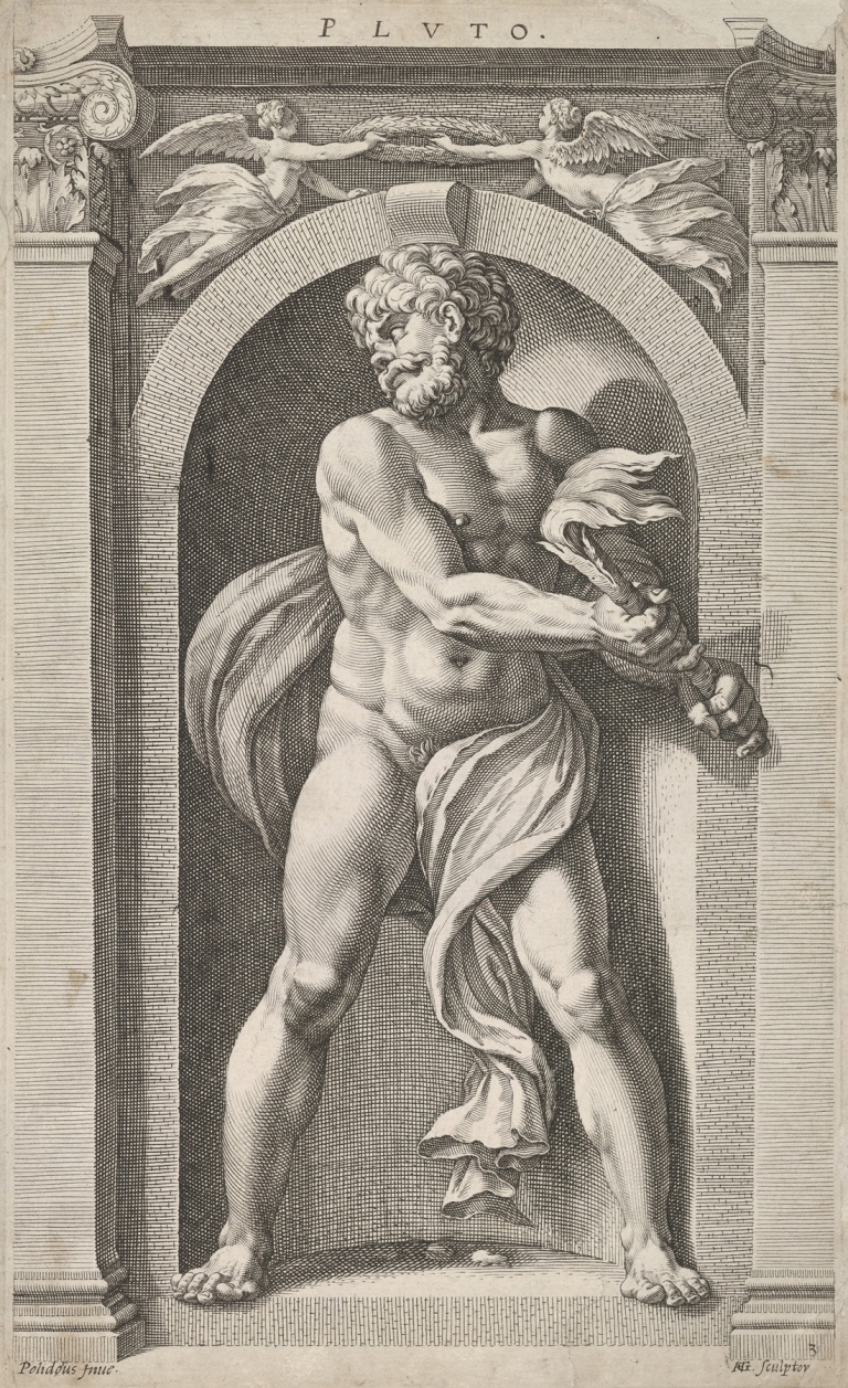 Pluto by Hendrick Goltzius