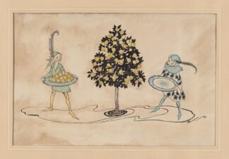 Poems by Eden Phillpotts. A dish of apples by Arthur Rackham