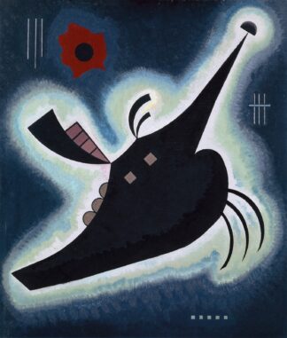 Pointy black by Wassily Kandinsky