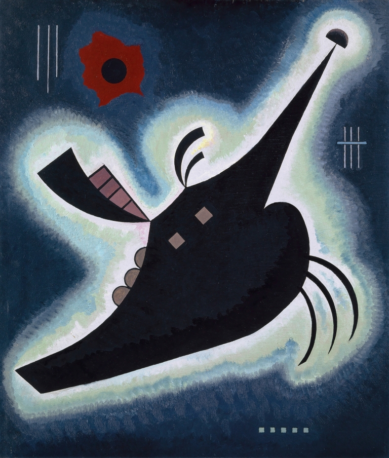 Pointy black by Wassily Kandinsky