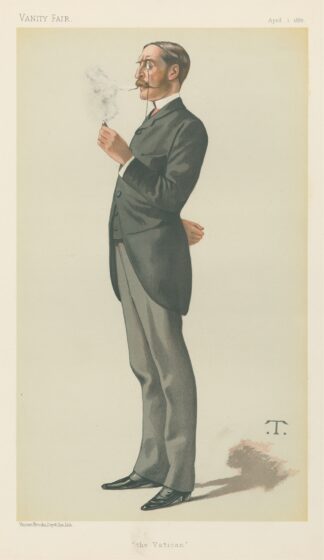 Politicians; ‘A Postmaster General’, Sir James Fergusson, April 30, 1892 by Leslie Matthew Ward