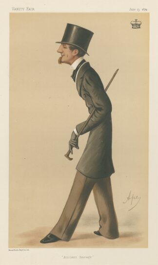 Politicians; ‘Ancient Lineage’, The Marquis of Bath, June 13, 1874 by Carlo Pellegrini