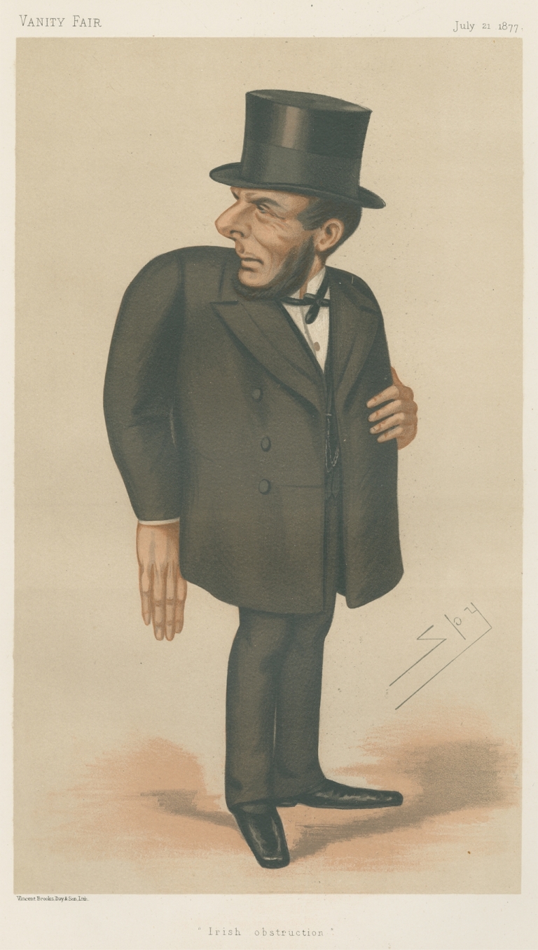Politicians – ‘Irish obstruction’. Mr. Joseph Gillis Biggar. July 21, 1877 by Leslie Matthew Ward