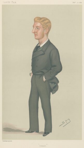 Politicians – ‘Liverpool’. Commander Lord Ramsay. 28 February 1880 by Leslie Matthew Ward