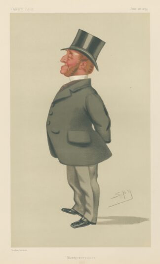 Politicians – ‘Montgomeryshire’. Mr. Charles Watkin Williams-Wynn. 28 June 1879 by Leslie Matthew Ward