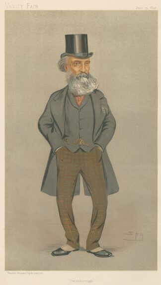 Politicians – ‘Peterborough’. Mr. Alpheus Cleophas Morton. 15 June 1873 by Leslie Matthew Ward