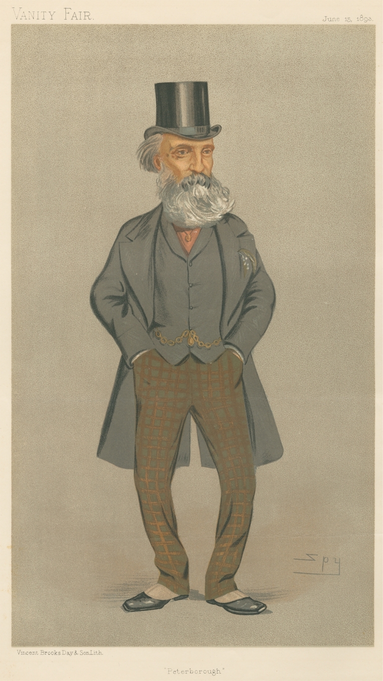 Politicians – ‘Peterborough’. Mr. Alpheus Cleophas Morton. 15 June 1873 by Leslie Matthew Ward