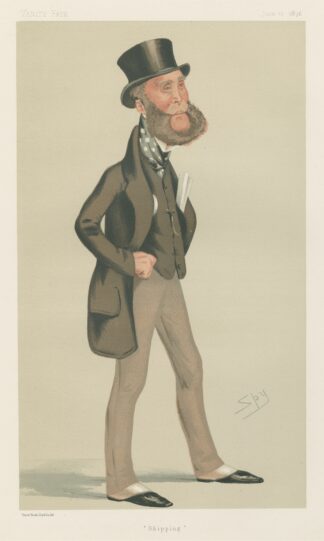 Politicians – ‘Shipping’. Lord Eslington. June 10, 1876 by Leslie Matthew Ward