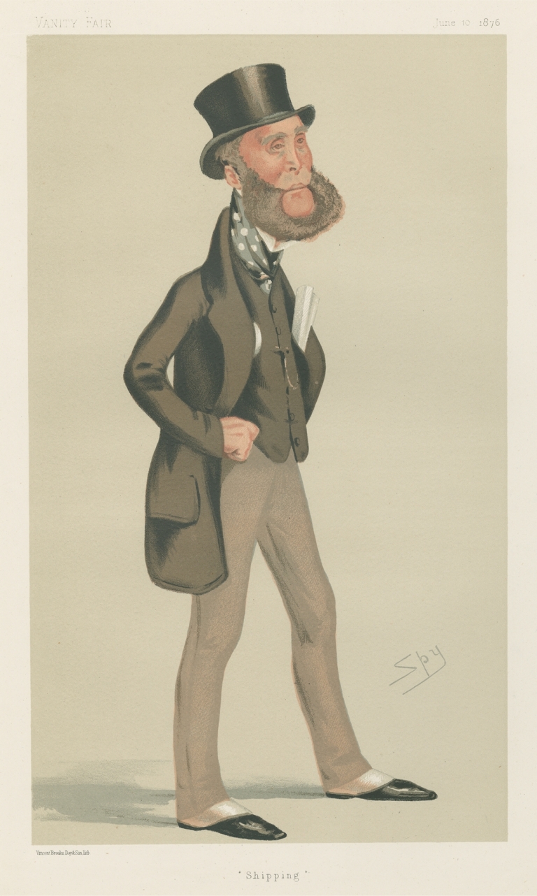 Politicians – ‘Shipping’. Lord Eslington. June 10, 1876 by Leslie Matthew Ward