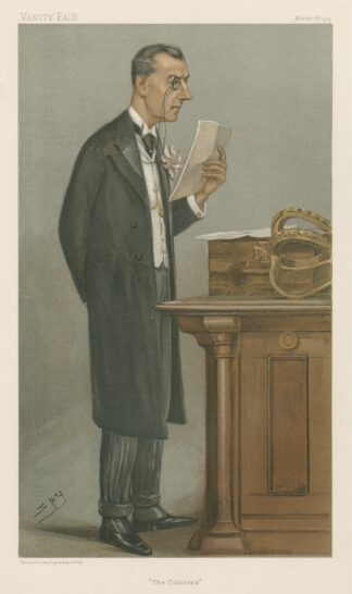 Politicians – ‘The Colonies’. Mr. Joseph Chamberlain. March 7, 1901 by Leslie Matthew Ward