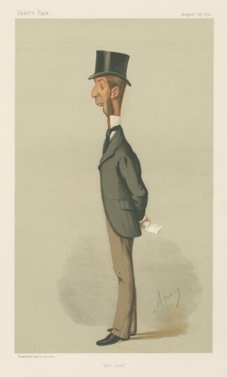 Politicians – ‘the lash’. Mr. Rowland Winn. 29 August 1874 by Carlo Pellegrini