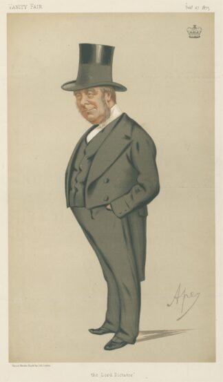 Politicians – ‘The Lord Dictator’. Lord Redesdale. 27 February 1875 by Carlo Pellegrini