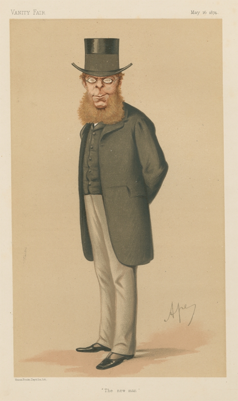 Politicians – ‘The new man’. The Rt. Hon. Richard Assheton Cross. May 16, 1874 by Carlo Pellegrini