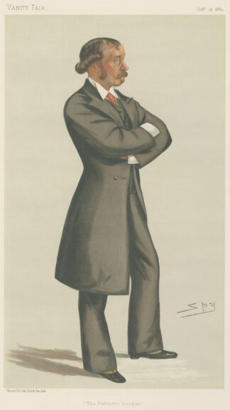 Politicians – ‘The Patrriotic League’. Mr. Ellis Ashmead-Bartlett. October 21, 1882 by Leslie Matthew Ward