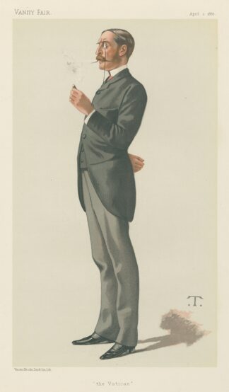 Politicians – Vanity Fair – Mr. George Errington. April 1, 1882 by Théobald Chartran