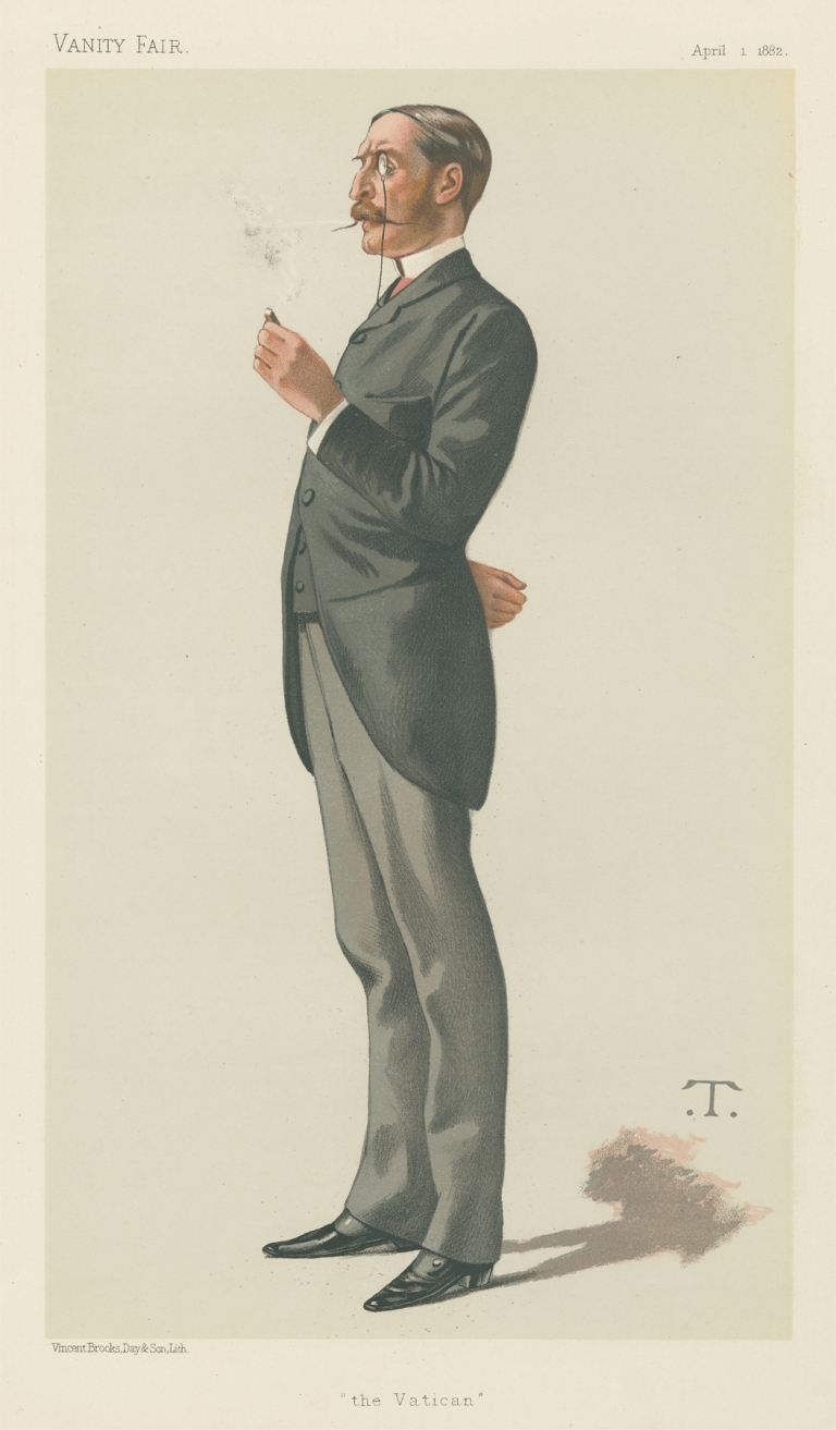 Politicians – Vanity Fair – Mr. George Errington. April 1, 1882 by Théobald Chartran