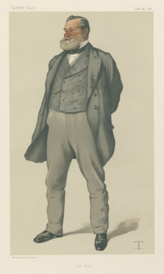 Politicians – Vanity Fair – ‘the City’. Alderman Robert Nicholas Fowler. June 25, 1881 by Théobald Chartran