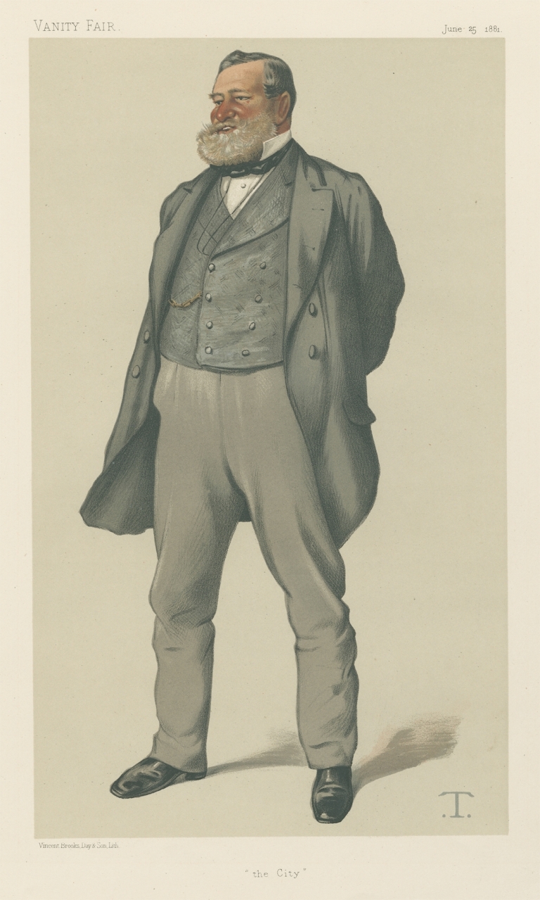 Politicians – Vanity Fair – ‘the City’. Alderman Robert Nicholas Fowler. June 25, 1881 by Théobald Chartran