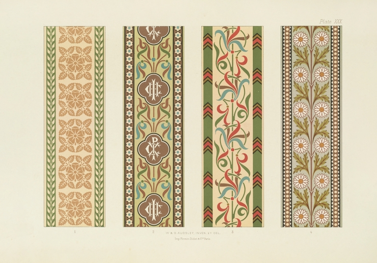Polychromatic decoration as applied to buildings in the mediæval styles Pl.30 by George Ashdown Audsley