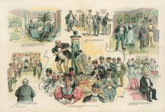 Poor paterfamilias – the family rises and he has to pay the freight by Frederick Burr Opper