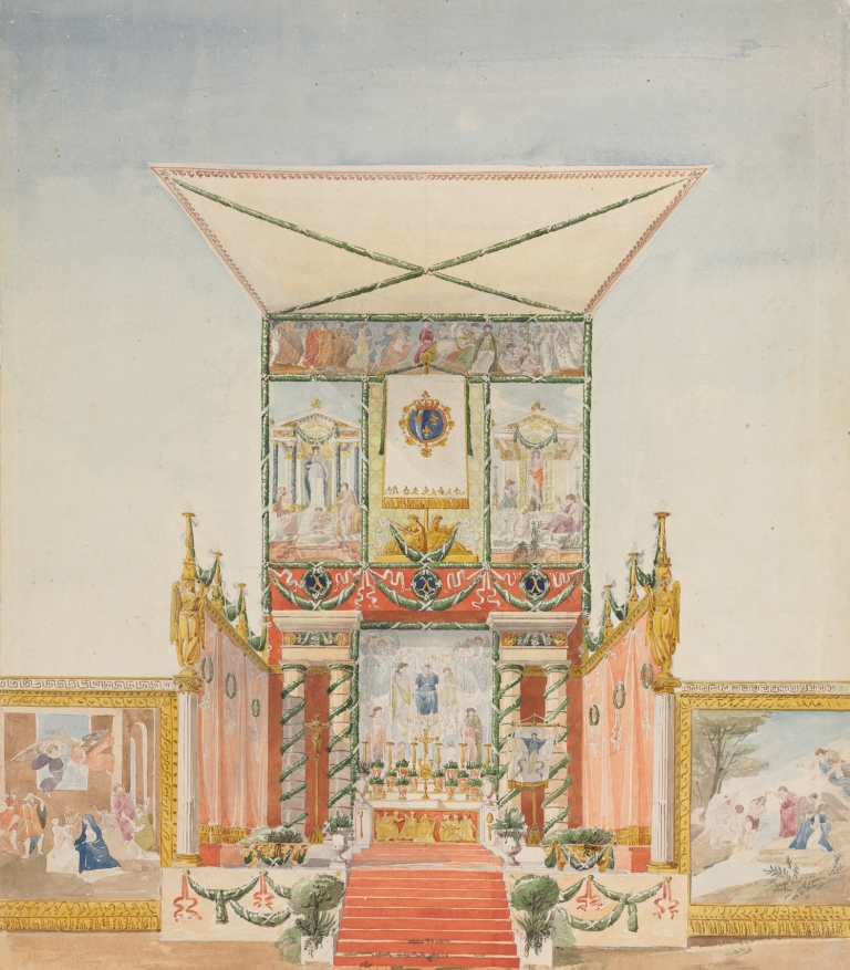 Portable Field Altar for Charles X by Alexandre Denis Abel de Pujol