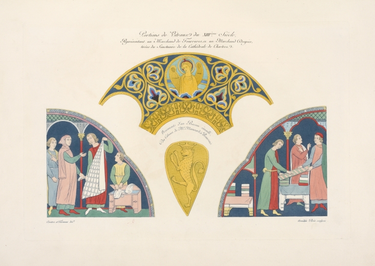 Portions de vitraux du XIIIème. siècle by Nicolas Xavier Willemin