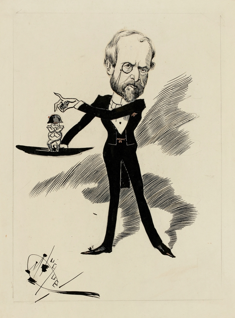 Portrait de Hippolyte Taine by Manuel Luque