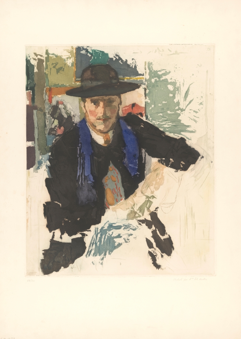 Portrait de Rik Wouters by Armand Apol