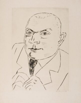 Portrait of Baron Simolin II by Max Beckmann