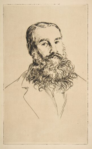 Portrait of Charles Leland by Félix Bracquemond