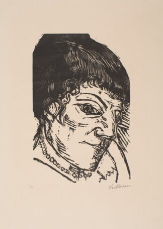 Portrait of Fridel Battenberg by Max Beckmann