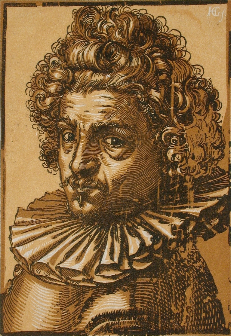 Portrait of Gillis van Breen by Hendrick Goltzius
