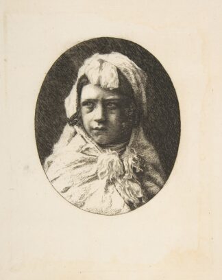 Portrait of Henri Houssaye, as a child by Félix Bracquemond