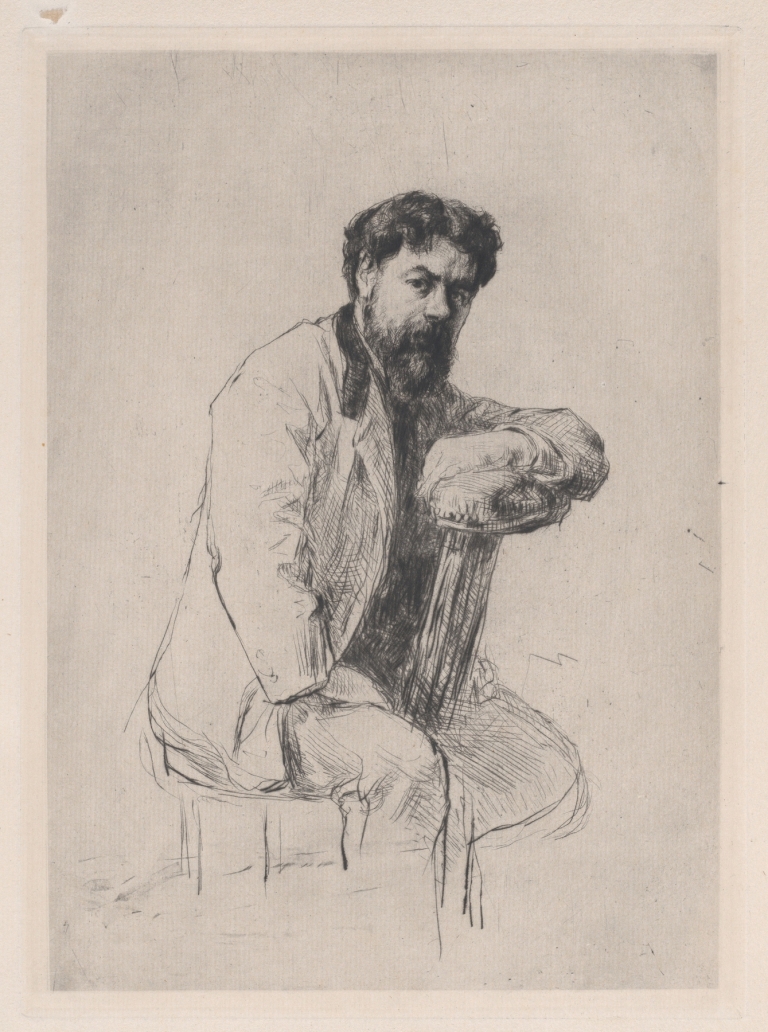Portrait of Henri Rouart by Marcellin-Gilbert Desboutin