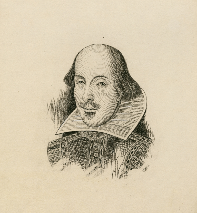 Portrait of Shakespeare by W.F. Kurze
