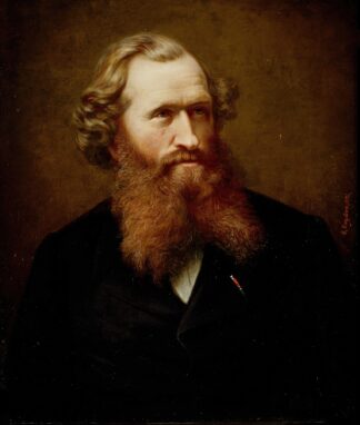 Portrait of the Painter J.F. Eckersberg by Knud Bergslien