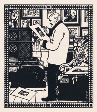 Portret van de verzamelaar Alphonse Lotz-Brissonneau by Jean-Émile Laboureur