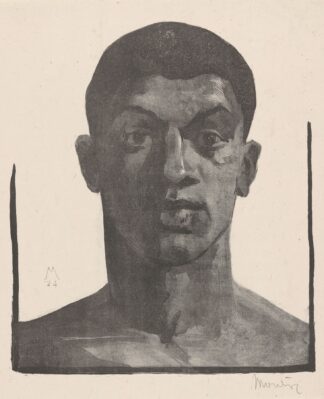 Portret van een onbekende man by Simon Moulijn