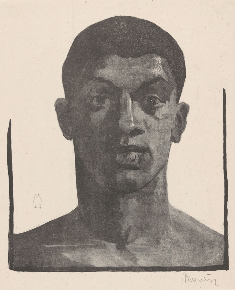 Portret van een onbekende man by Simon Moulijn