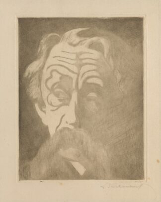 Portret van Emile Verhaeren by Léon Spilliaert