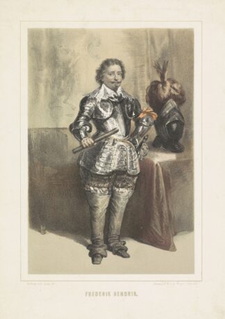 Portret van Frederik Hendrik, prins van Oranje by Pieter Wilhelmus van de Weijer